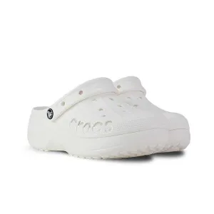 WHITE BAYA PLATFORM CROCS FOR GIRLS