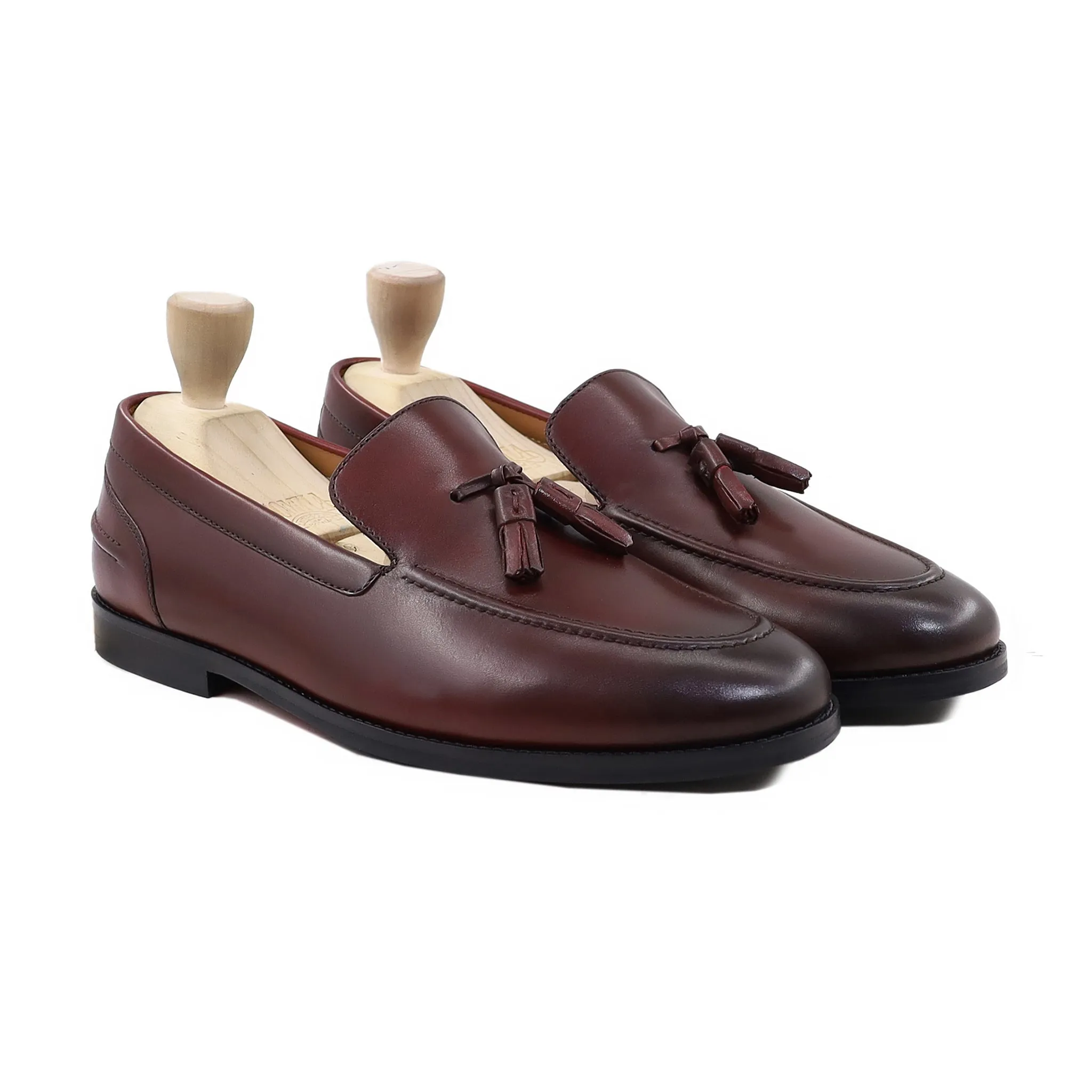 Winton - Men's Burnished Oxblood Calf Leather Loafer