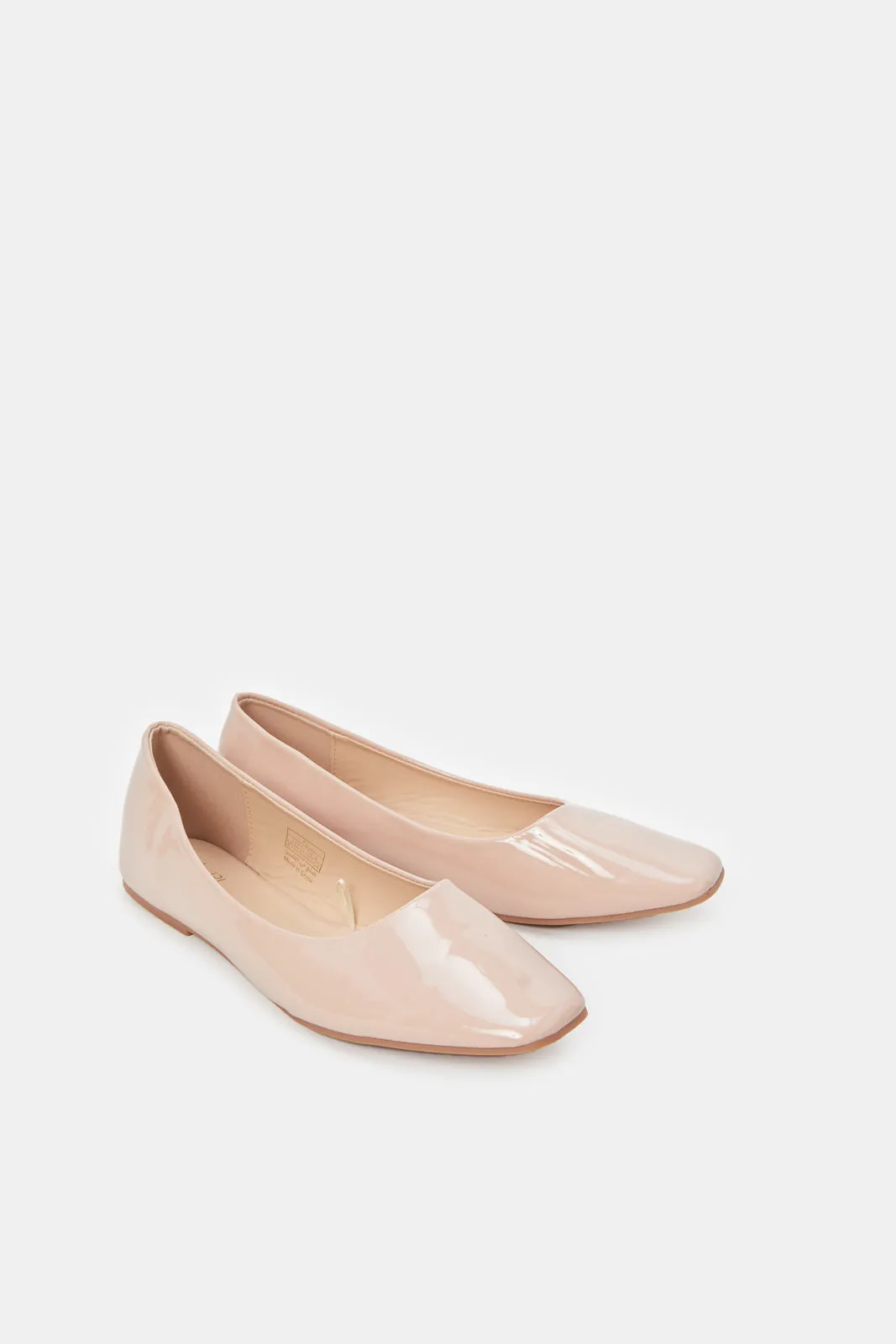 Women Pink Patent Ballerina