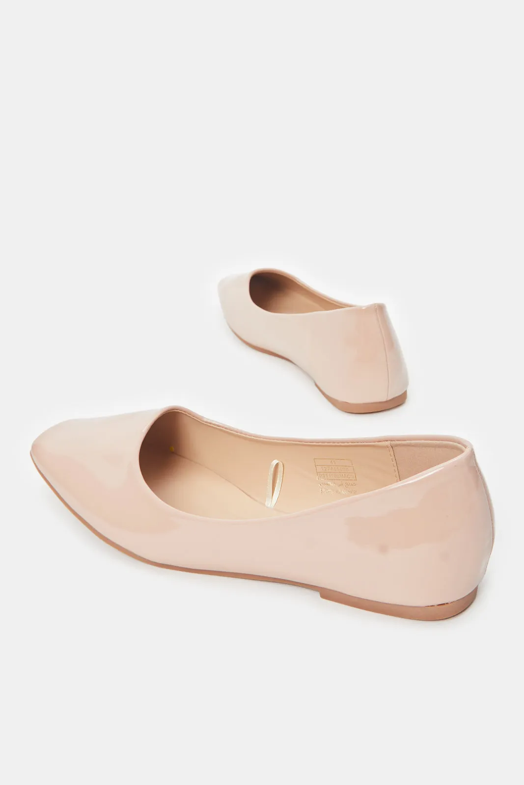 Women Pink Patent Ballerina