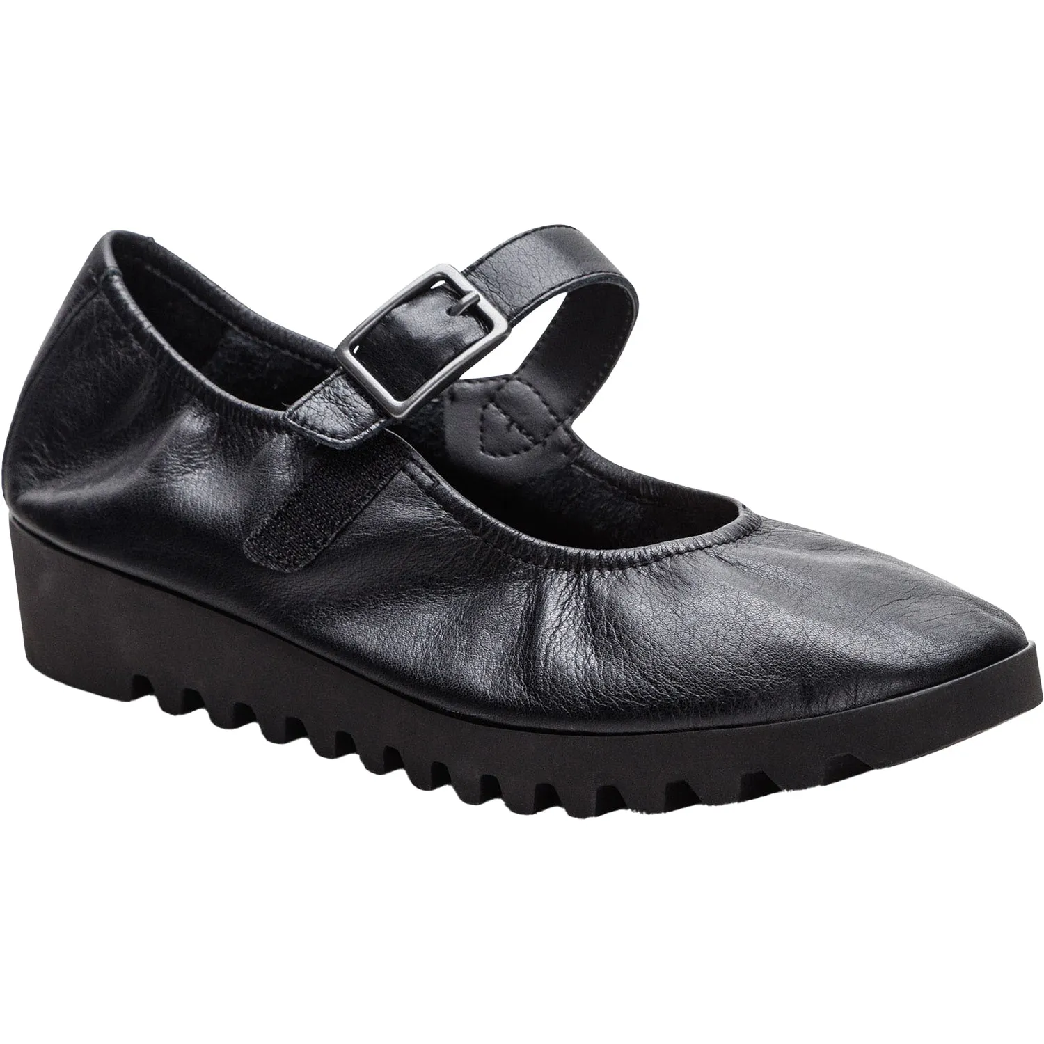 Women's Aetrex Joanne Black Leather