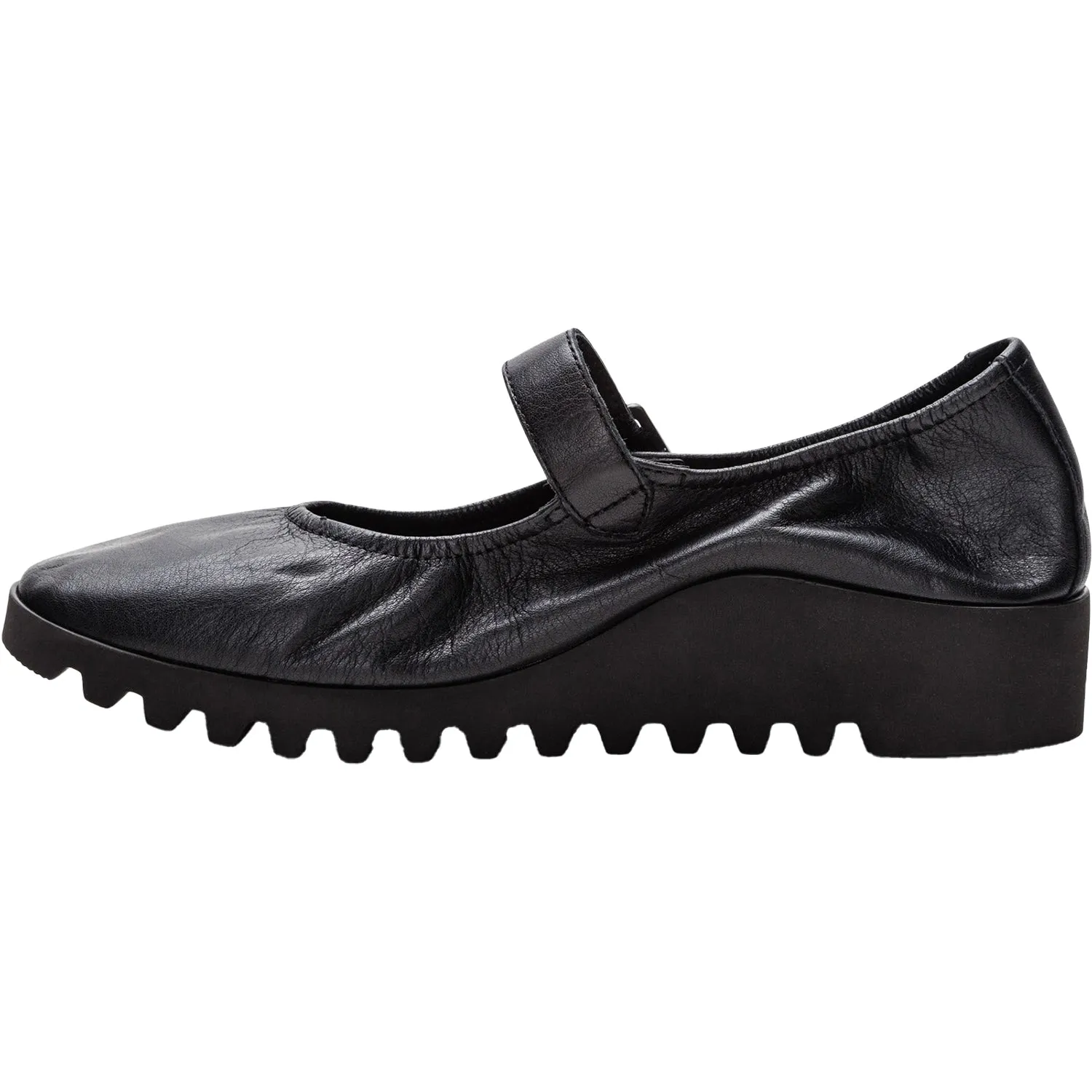 Women's Aetrex Joanne Black Leather