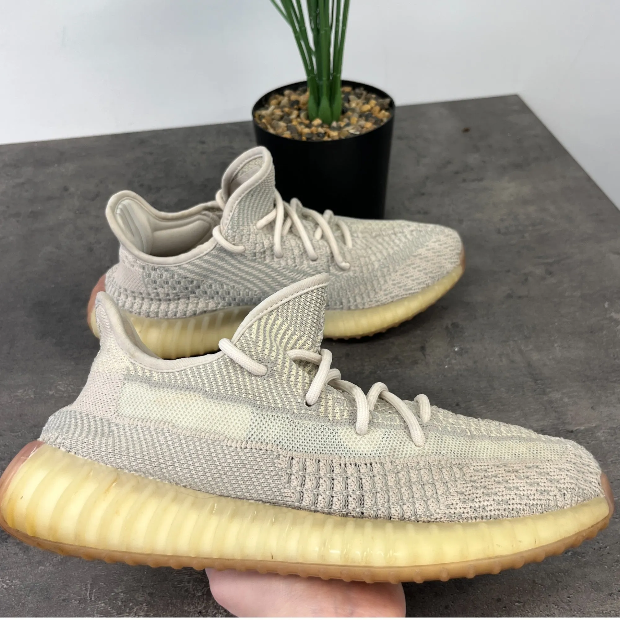 Women's Boost 350 V2 Natural Low Trainers Beige Size EU 37.5 / UK 4.5