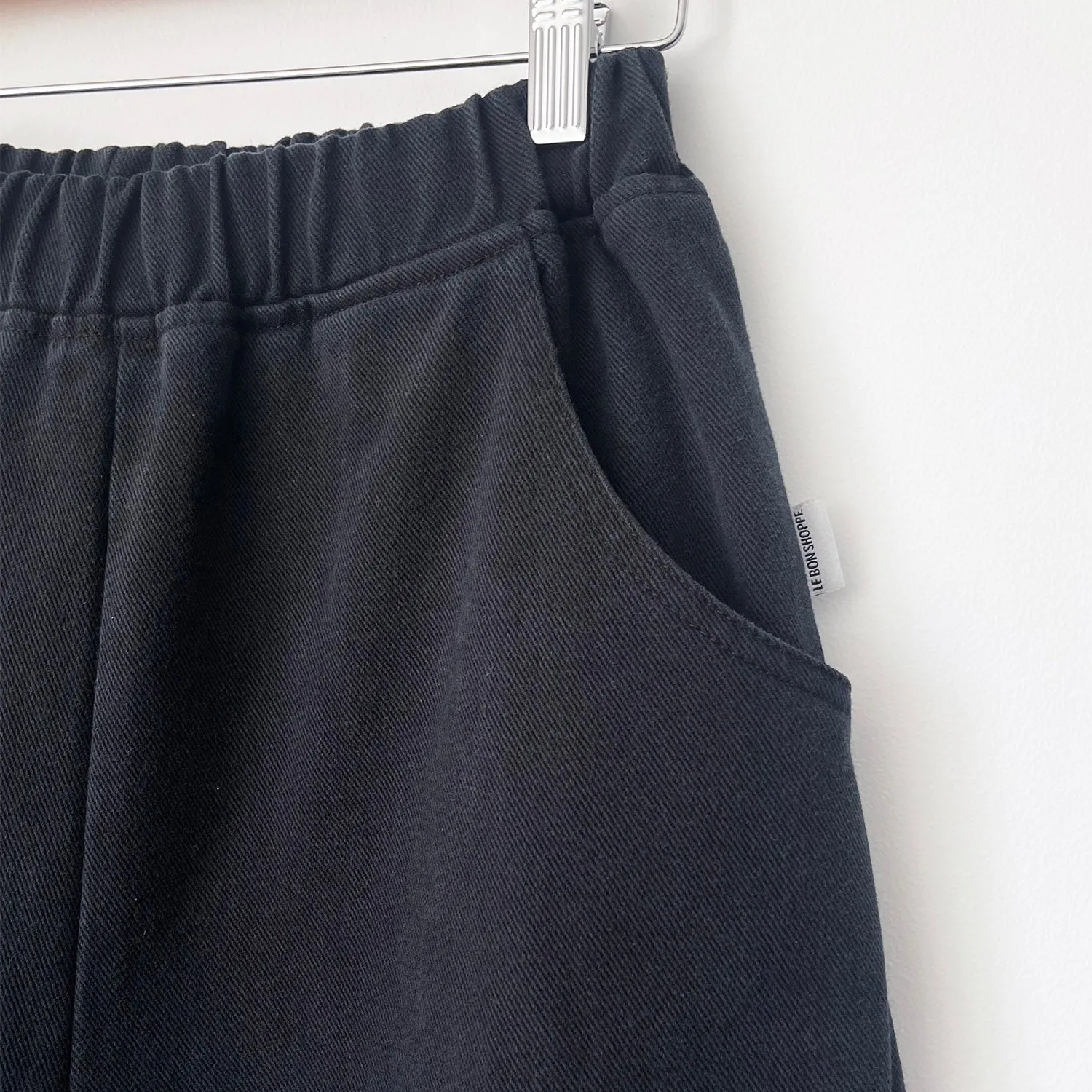 Womens Cotton Arc Pants - Black Canvas