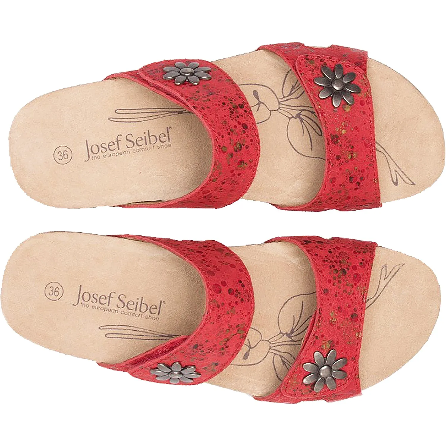 Women's Josef Seibel Tonga 04 Red Multi Leather