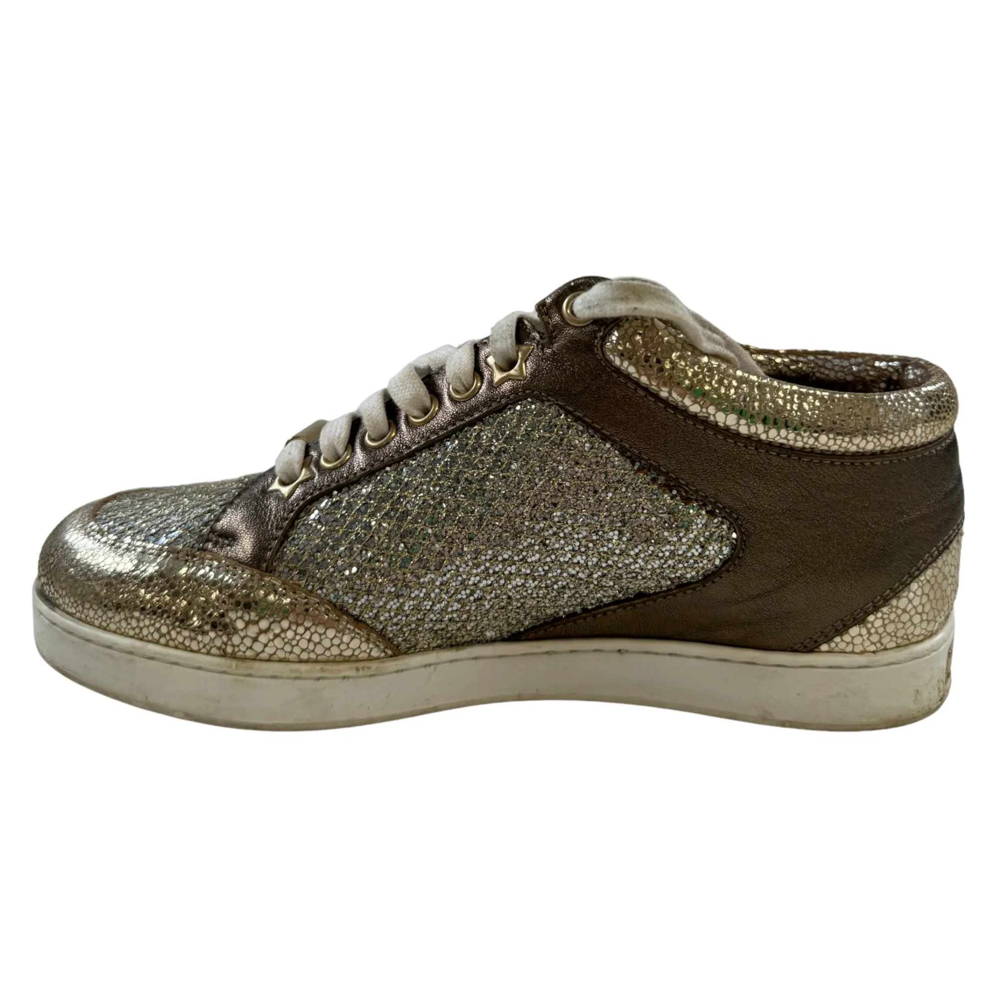 Women's Miami Low Trainers Gold Size EU 35.5 / UK 2.5