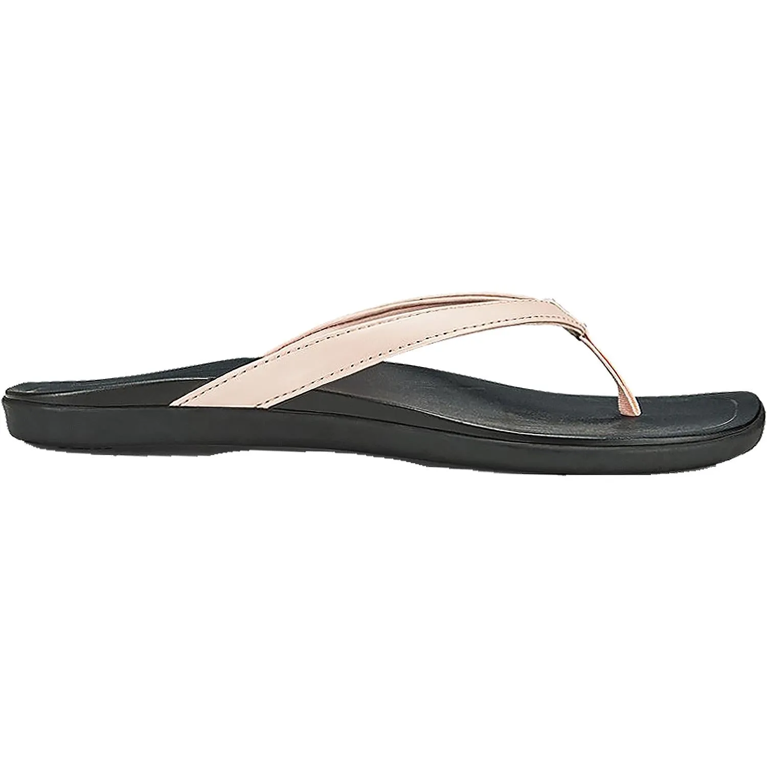 Women's OluKai Ho'opio Petal Pink Metallic/Black Synthetic