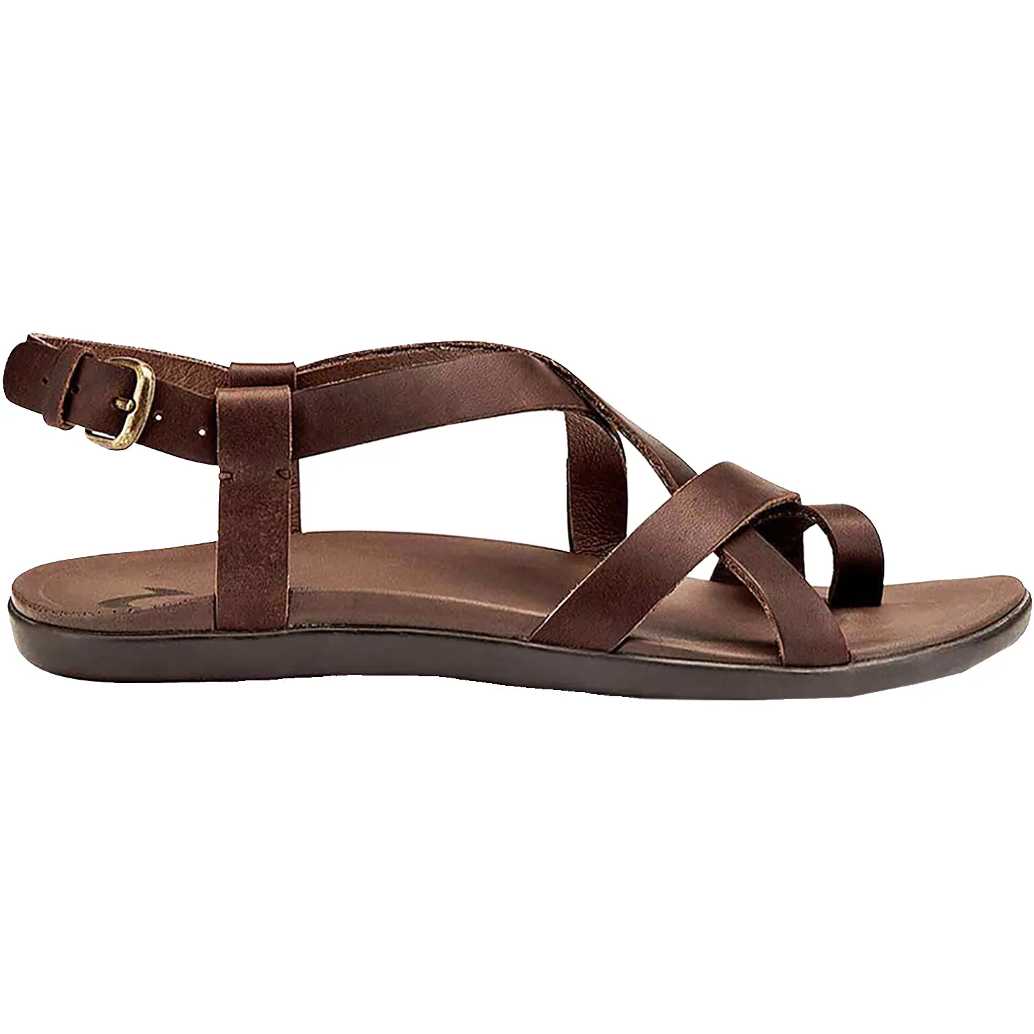 Women's OluKai Upena Kona Coffee Leather