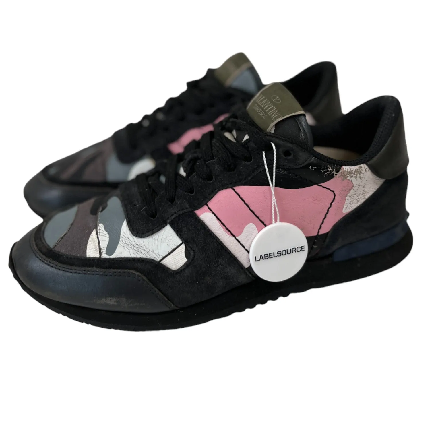 Women's Rockstud Low Trainers Black Size EU 39 / UK 6