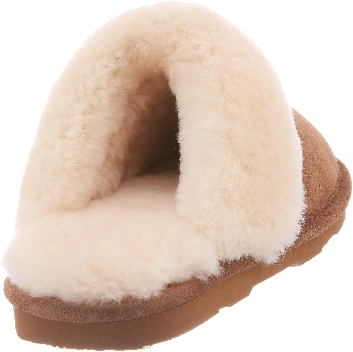 Women's Shoes Bearpaw LOKI II Scuff Suede Slippers 671W HICKORY