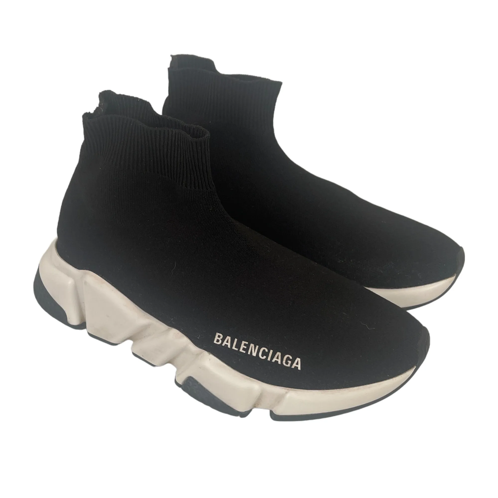 Women's Speed Sock High Trainers Black Size EU 36 / UK 3