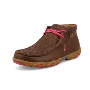 Women's Twisted X Tan & Pink Driving Moc