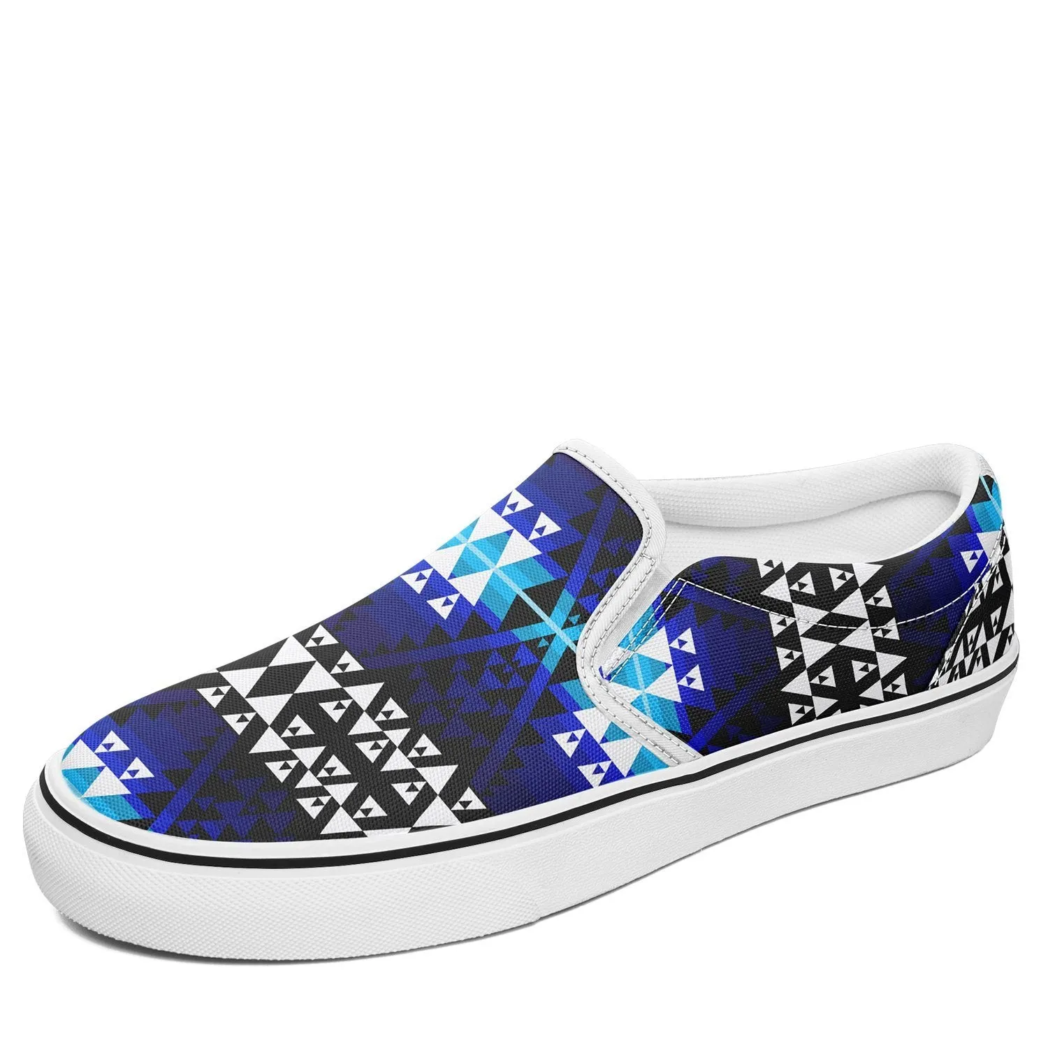 Writing on Stone Night Watch Otoyimm Kid's Canvas Slip On Shoes