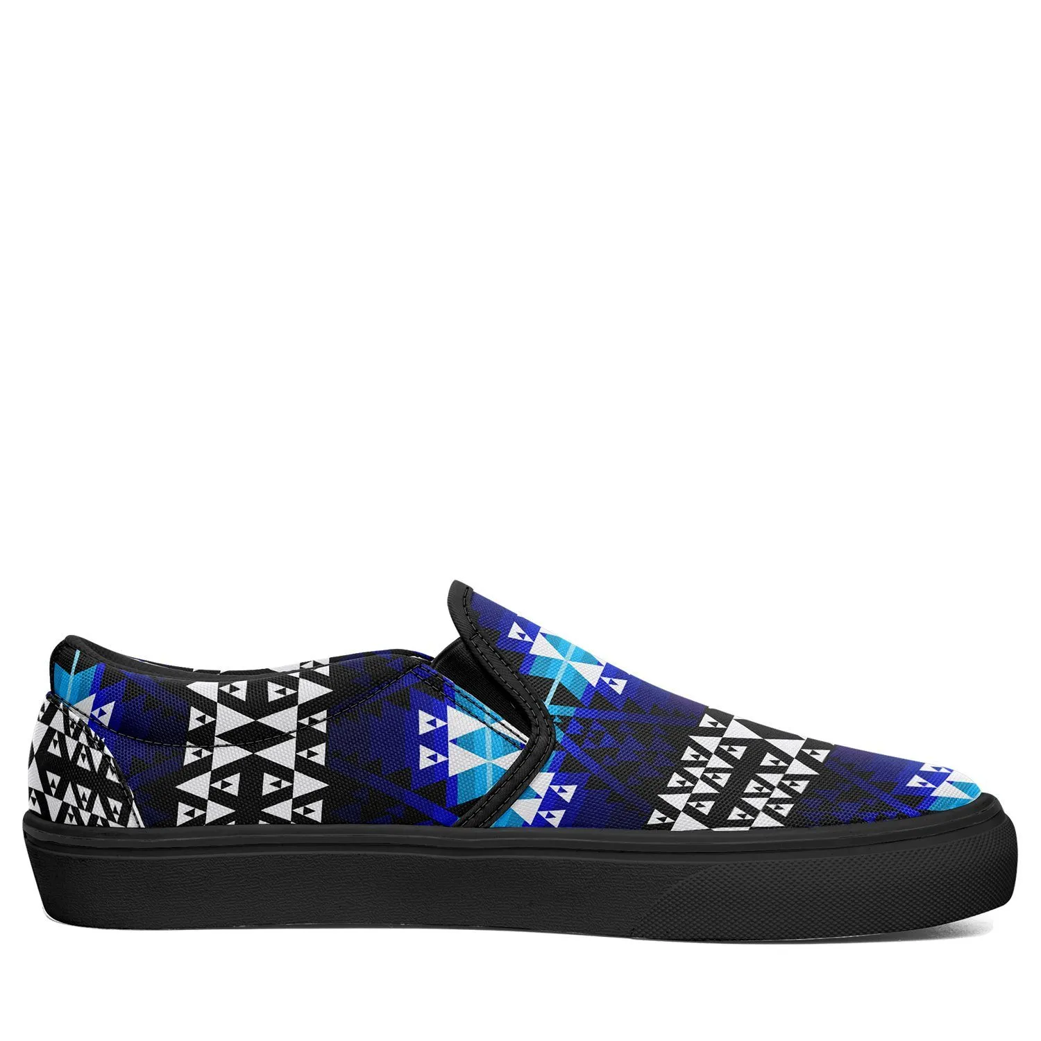 Writing on Stone Night Watch Otoyimm Kid's Canvas Slip On Shoes