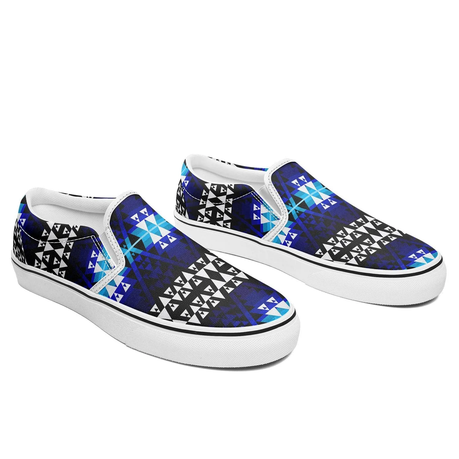 Writing on Stone Night Watch Otoyimm Kid's Canvas Slip On Shoes